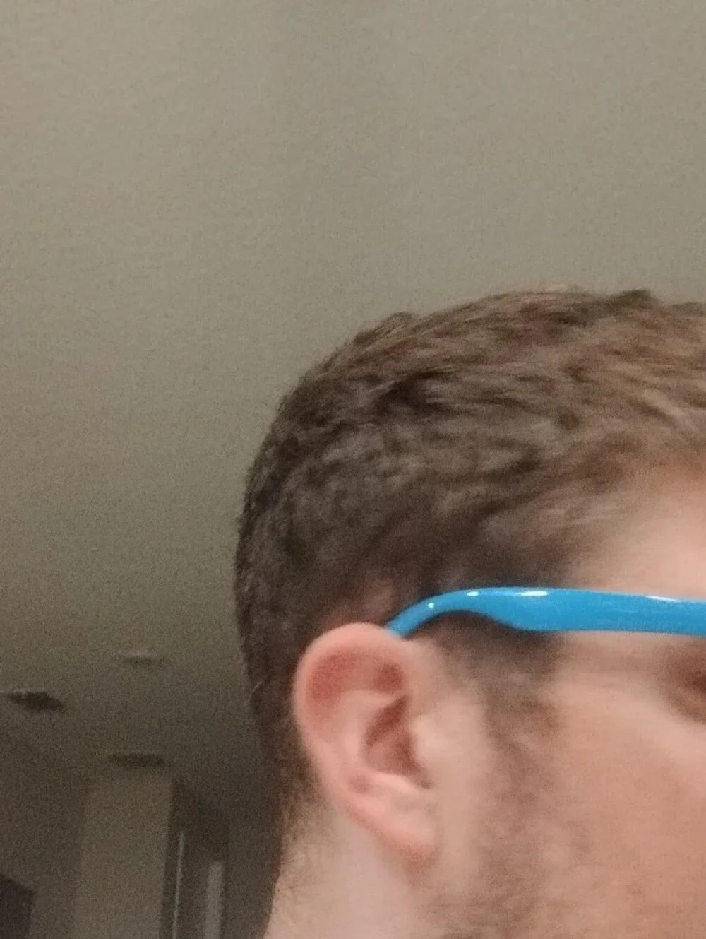 Blue Wayfarer-Style Sunglasses